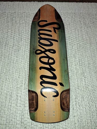 Subsonic skateboard deck - skateboard, never