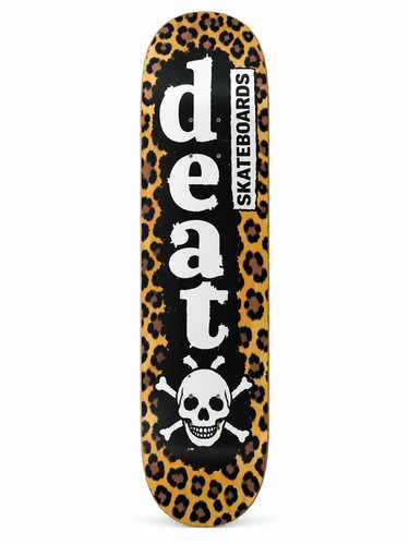 Death skateboards leopard - death,