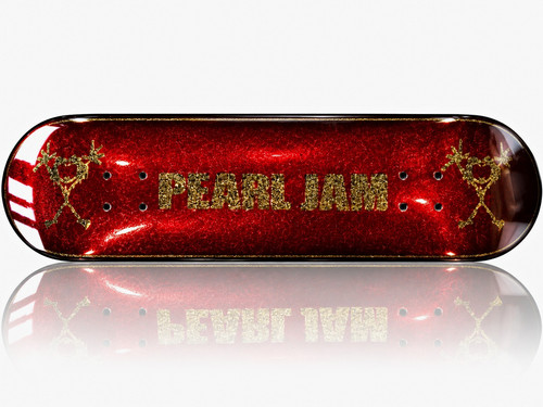 Pearl jam custom skateboard - pearl,