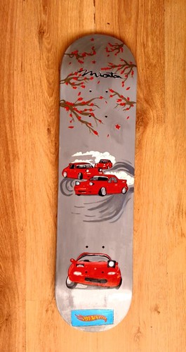 Custom hand painted - custom, skateboard