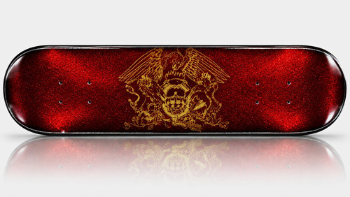 Custom skateboard deck - skateboard, wall